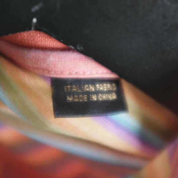 COPY - Bugatchi uomo orange color italian fabric stripe polo Mercerized cotton … - Picture 8 of 9